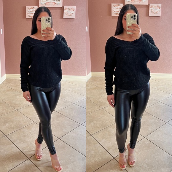 JULIA Sweater -black - Picture 3 of 5